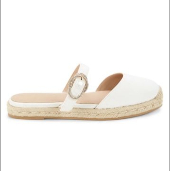 ๐ NWOT Stuart Weitzman Crystal Buckle Espadrilles - Picture 3 of 16